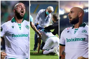 Mάτωσε ο Λέτσιακς, άλλαξε δύο φανέλες (Φώτος)
