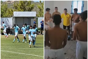 (ΒΙΝΤΕΟ) Οι πανηγυρισμοί στην ανατροπή και το... πάρτι στα αποδυτήρια! 