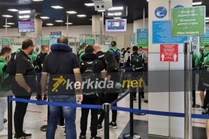 Έφτασε Καζακστάν η Ομόνοια (φώτος)
