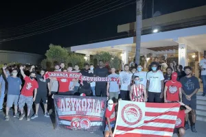 Η Θύρα 7 Λευκωσίας υποδέχθηκε τον Ολυμπιακό!