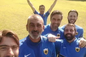 Διονύσης Χιώτης με το team 