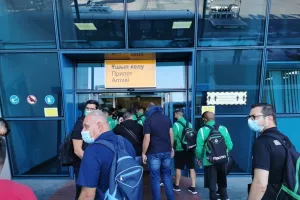 Έφτασε Καζακστάν η Ομόνοια (φώτος)