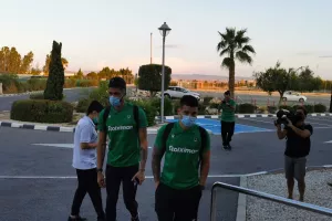 Αναχώρησε για Καζακστάν η Ομόνοια (φώτος)