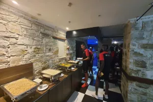 Ξενοδοχείο πριν το ματς (φώτος)