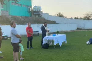 Αγιασμός πριν την πρεμιέρα