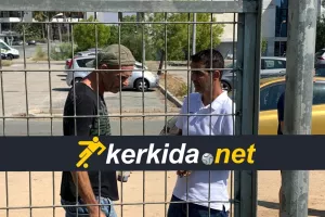 Ο Περικλής στο γήπεδο