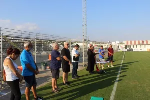 Αγιασμός και... αντίστροφη μέτρηση (φώτος)