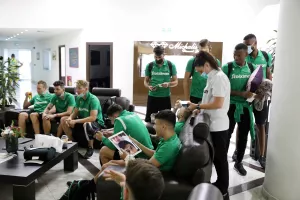 Αναχώρησε για Καζακστάν η Ομόνοια (φώτος)