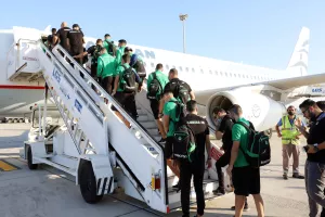 Αναχώρησε για Καζακστάν η Ομόνοια (φώτος)