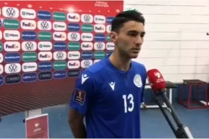 Παναγιώτου: "Μας πικραίνει η ήττα, θα δίνω τα πάντα για την Κύπρο μας"