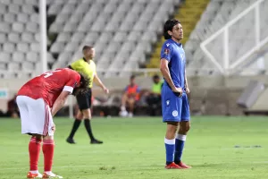 Εικόνες απογοήτευσης, όταν τελείωσε ο αγώνας...