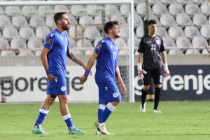 Εικόνες απογοήτευσης, όταν τελείωσε ο αγώνας...