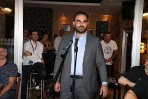 (ΦΩΤΟΣ/«Νεόφυτος Χανδριώτης») Δείπνο από τους διοργανωτές