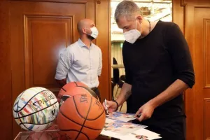 Η διάσκεψη για το Eurobasket 2025: "Η επιλογή μας θα είναι να γίνουν στην Κύπρο οι αγώνες της Εθνικής Ελλάδος"