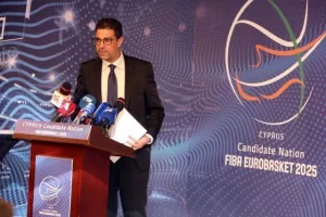 Η διάσκεψη για το Eurobasket 2025: "Η επιλογή μας θα είναι να γίνουν στην Κύπρο οι αγώνες της Εθνικής Ελλάδος"