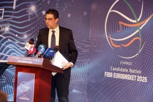 Η διάσκεψη για το Eurobasket 2025: "Η επιλογή μας θα είναι να γίνουν στην Κύπρο οι αγώνες της Εθνικής Ελλάδος"