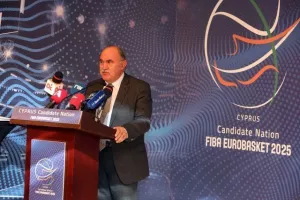 Η διάσκεψη για το Eurobasket 2025: "Η επιλογή μας θα είναι να γίνουν στην Κύπρο οι αγώνες της Εθνικής Ελλάδος"