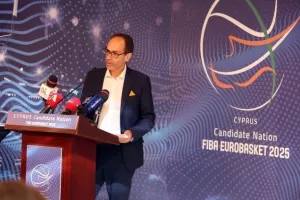 Η διάσκεψη για το Eurobasket 2025: "Η επιλογή μας θα είναι να γίνουν στην Κύπρο οι αγώνες της Εθνικής Ελλάδος"