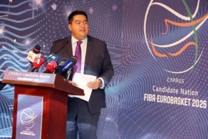 Η διάσκεψη για το Eurobasket 2025: "Η επιλογή μας θα είναι να γίνουν στην Κύπρο οι αγώνες της Εθνικής Ελλάδος"
