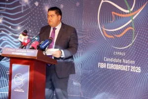 Η διάσκεψη για το Eurobasket 2025: "Η επιλογή μας θα είναι να γίνουν στην Κύπρο οι αγώνες της Εθνικής Ελλάδος"