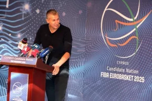 Η διάσκεψη για το Eurobasket 2025: "Η επιλογή μας θα είναι να γίνουν στην Κύπρο οι αγώνες της Εθνικής Ελλάδος"