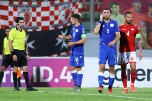 Βαριά ήττα στο Ta' Qali για την Κύπρο (φώτος)