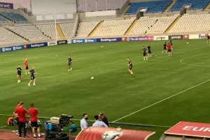 Η προπόνηση των Ρώσων στο ΓΣΠ (Φώτος)