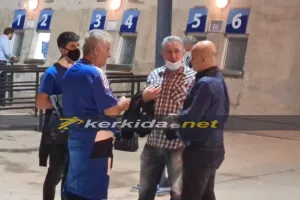 Από νωρίς ο Πρόεδρος/Πηγαδάκι... με οπαδούς
