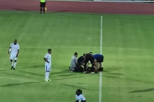 Απρόοπτο με Βαρέλα/ Χτύπημα στο κεφάλι - Έφυγε με ασθενοφόρο (Φώτος/Βίντεο)