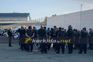 Μακάρειο στάδιο/ Ισχυρή αστυνομική δύναμη
