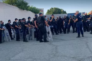 Μακάρειο στάδιο/ Ισχυρή αστυνομική δύναμη