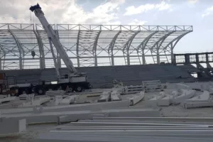 Η επιθεώρηση των έργων στο νέο γήπεδο Λεμεσού (Φώτος)