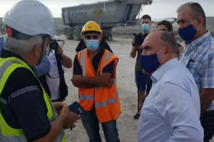 Η επιθεώρηση των έργων στο νέο γήπεδο Λεμεσού (Φώτος)
