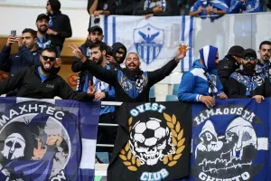 Οι Ανορθωσιάτες στην "Ghelamco Arena"/ΦΩΤΟΣ