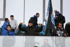 Οι Ανορθωσιάτες στην "Ghelamco Arena"/ΦΩΤΟΣ