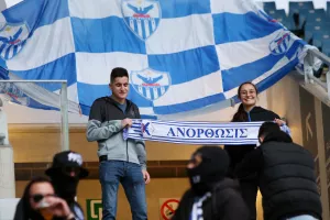 Οι Ανορθωσιάτες στην "Ghelamco Arena"/ΦΩΤΟΣ