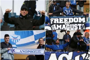 Οι Ανορθωσιάτες στην "Ghelamco Arena"/ΦΩΤΟΣ