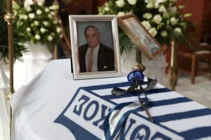 Με τη σημαία του Εθνικού κηδεύτηκε ο "Eθνικάρας"