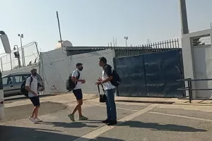 Στο γήπεδο για το... ιστορικό (φώτος)