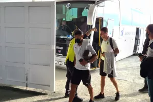 ΦΩΤΟΣ/Στο γήπεδο η ΑΕΚ