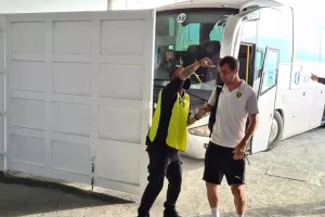 ΦΩΤΟΣ/Στο γήπεδο η ΑΕΚ