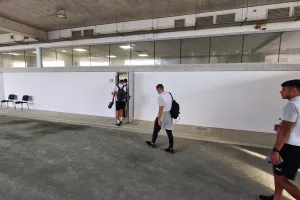 ΦΩΤΟΣ/Στο γήπεδο η ΑΕΚ