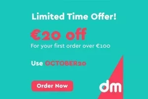 Έκπτωση €5, €10 ή €20 με αγορές από το Deliveryman!