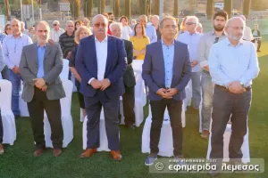 Ο Πρόεδρος ΚΟΑ εγκαινίασε το Κοινοτικό Γήπεδο «Κώστα Κωνσταντή» στην Ασγάτα