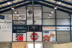 Εργασίες σε "Απόλλων Αρένα" και βοηθητικό (φώτος)