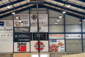 Εργασίες σε "Απόλλων Αρένα" και βοηθητικό (φώτος)