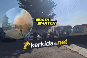 (Φώτος/βίντεο) Άφιξη και ΧΑΜΟΣ από τους ΑΕΛίστες! 