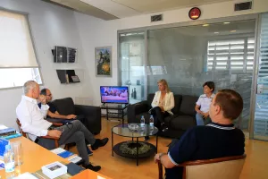 Συνάντηση ΚΟΕ με Μαρία Πολύζου στο Ολυμπιακό Μέγαρο