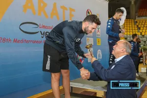 Ο Πρόεδρος ΚΟΑ  στο 28ο Μεσογειακό πρωτάθλημα Καράτε στη Λεμεσό
