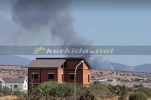 Φωτιά με πολλαπλές εστίες στη Λεμεσό (Φώτος)
